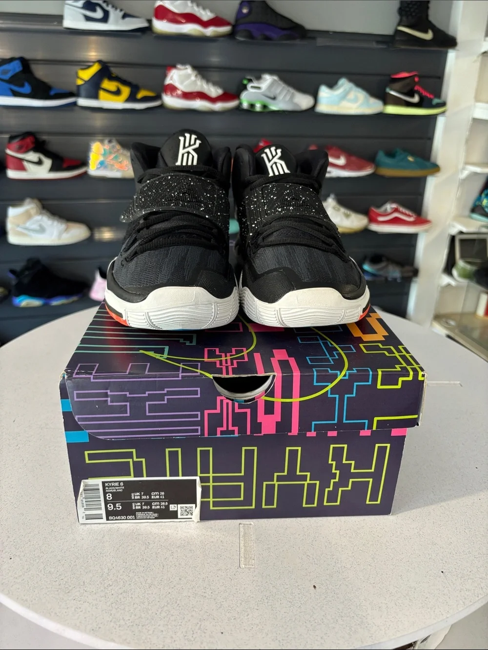 Nike Kyrie 6 “ Jet Black“ Mens Size 8
